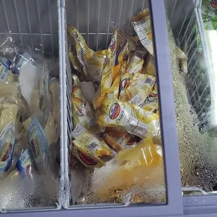 Frozen treats.