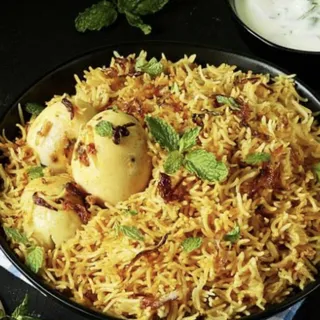 Organic Egg Biryani