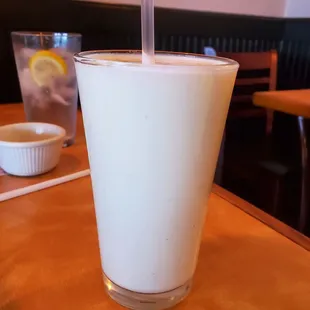 Sweet Lassi with rose water and cardamom