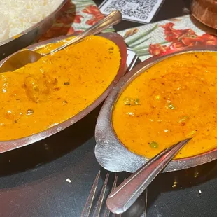 Lamb Rogan Josh and Vegetable Korma