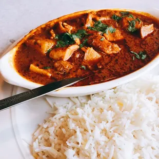 Vindaloo chicken