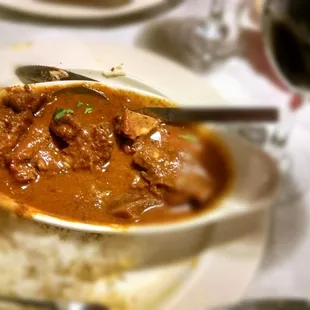 Pic of the goat curry