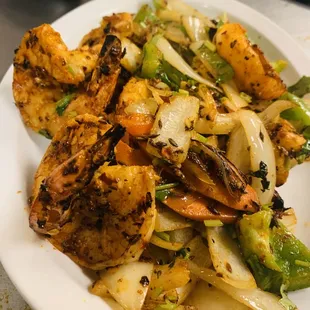 a plate of food on a table