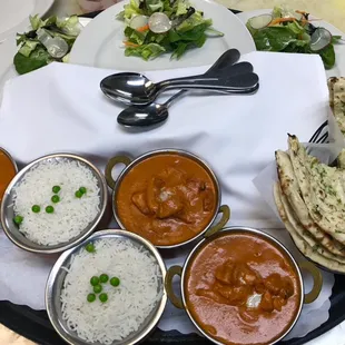 Butter Chicken and Chicken Tikka Masala