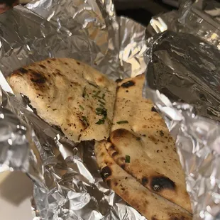 Garlic naan