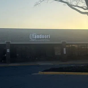 outside
