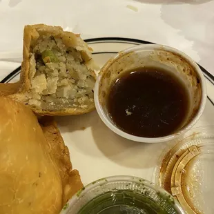 Samosa I think it's spelled. 10/10