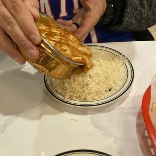 Baby plate. Way spicy