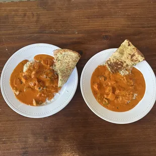 Chicken Tikka Masala (our own plates)