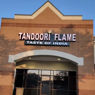 Outside of the restaurant