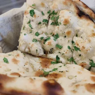 Garlic naan