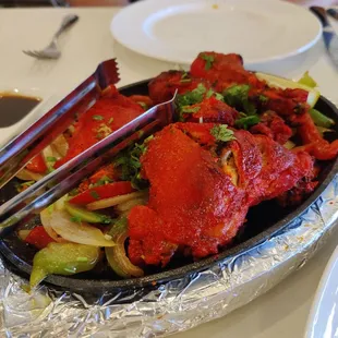 Half order Tandoori chicken, mild