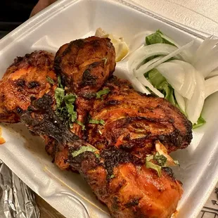 Tandoori chicken. Pretty good.