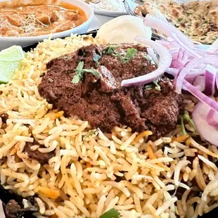 Lamb biryani