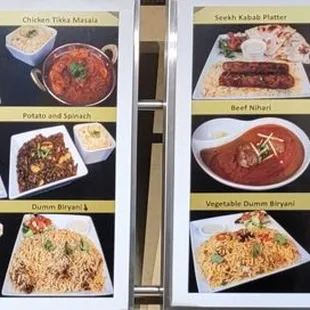 ramen and noodles, menu