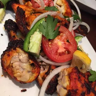 Whole Tandoori Chicken Platter - Best Seller. Serves 3-4 people