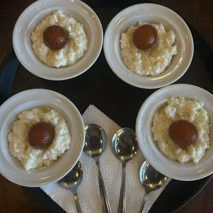 And right here is there desert. Honestly I never liked rice pudding before trying it here