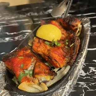 Tandoori half chicken