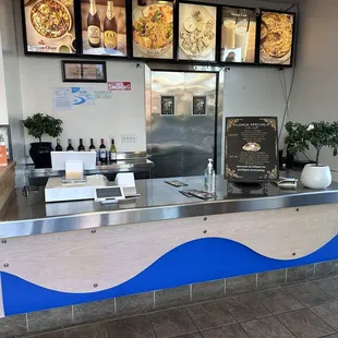 interior, sushi and sashimi