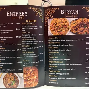 pizza, menu