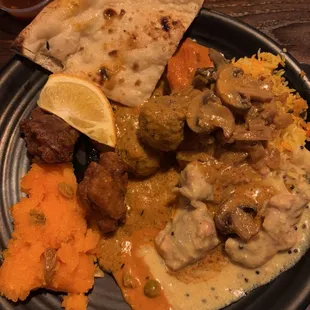 A mix of everything from the buffet