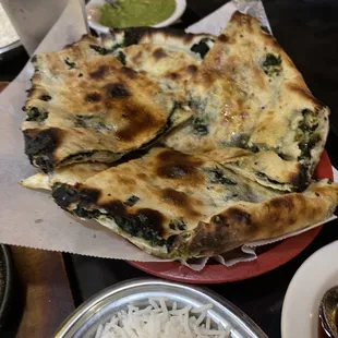 Spinach Naan