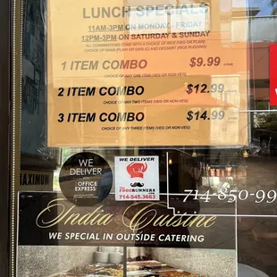 Lunch special prices have gone up but still such a good deal!