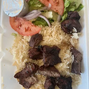 Lamb Tikka Platter