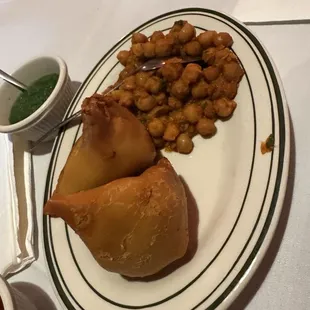 Vegetable Samosa Chana