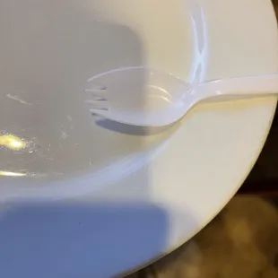 The spoon they provided.
