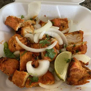 Tandoori Chicken Tikka Boti - lean, moist &amp; yummy!