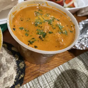 Chicken Makhanwala aka butter chicken!! My favorite!! I'm ordering 2 next time