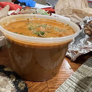 Chicken Makhanwala aka butter chicken!! My favorite!! I'm ordering 2 next time