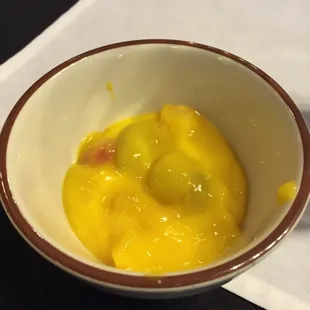 Mango pudding!