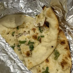 Garlic naan
