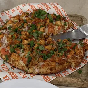 Chicken Tikka pizza