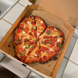 pizza, food