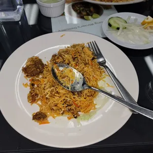 Mutton Biryani.