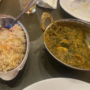 Chicken Dhansak anrice