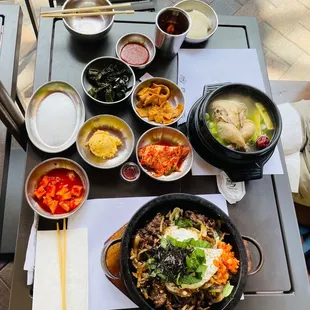 Substantial lunch with friend