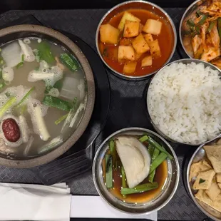 Beef bone and meat soup with brisket, $17.99 in Dec, 2024