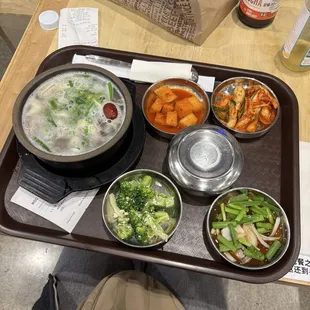 4. beef bone and meat soup with brisket