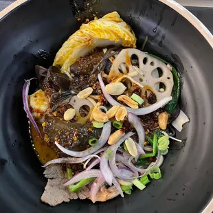 spicy and sweet dry pot