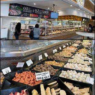 Tang Bar/Stonestown hot pot,  pay by weight @$14.99 per pound. Self serve build your own hot pot.