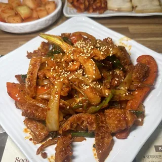 Spicy Honeycomb Stir-Fry