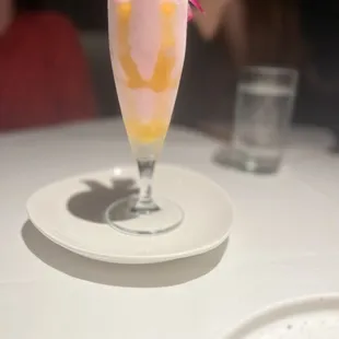 Mango guava frozen dessert, refreshing and light