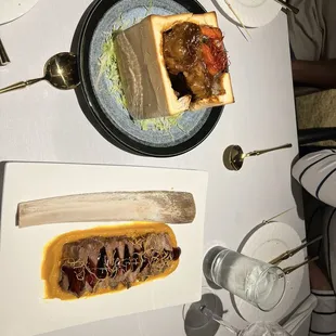 Beef ribs lo mejor que he probado la carne se deshace en la boca y la combinación de sabores son espectaculares