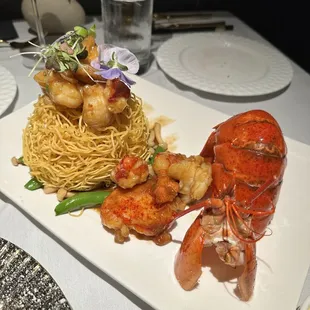 Crispy Lobster Noodles