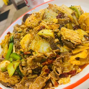 Dry hot pot