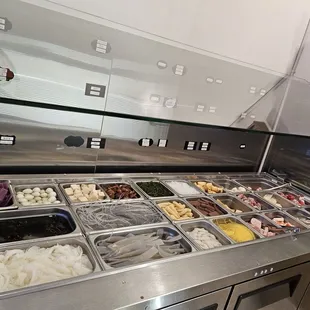 interior, salads